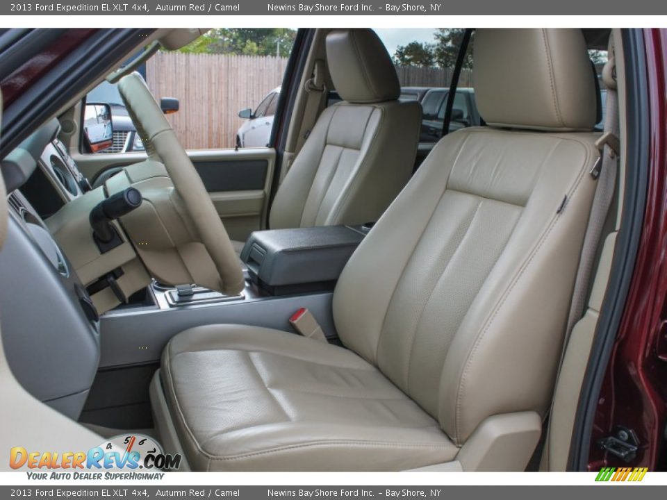 Front Seat of 2013 Ford Expedition EL XLT 4x4 Photo #13