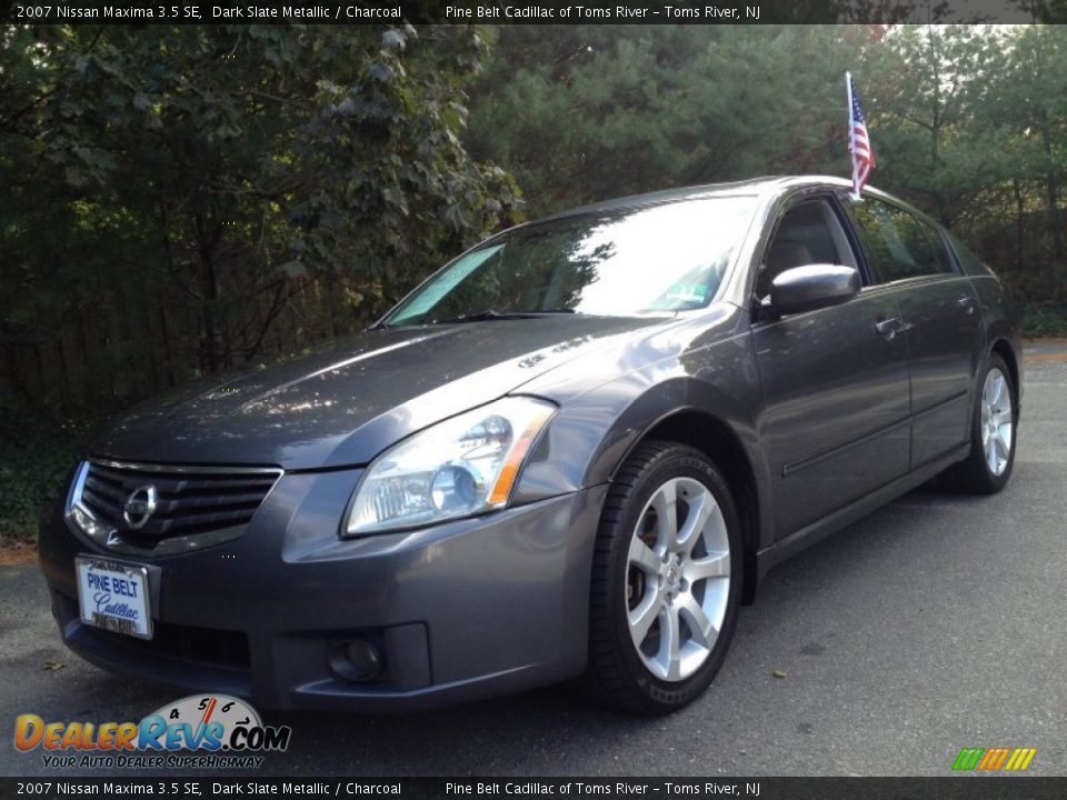 2007 Nissan Maxima 3.5 SE Dark Slate Metallic / Charcoal Photo #1