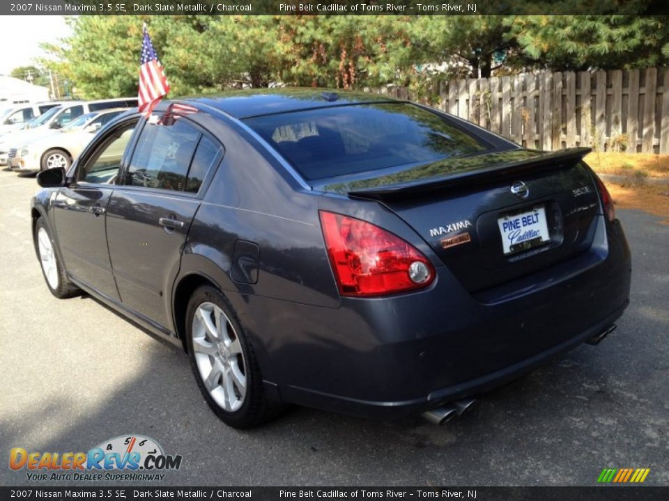 2007 Nissan Maxima 3.5 SE Dark Slate Metallic / Charcoal Photo #5