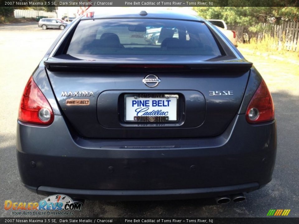 2007 Nissan Maxima 3.5 SE Dark Slate Metallic / Charcoal Photo #6
