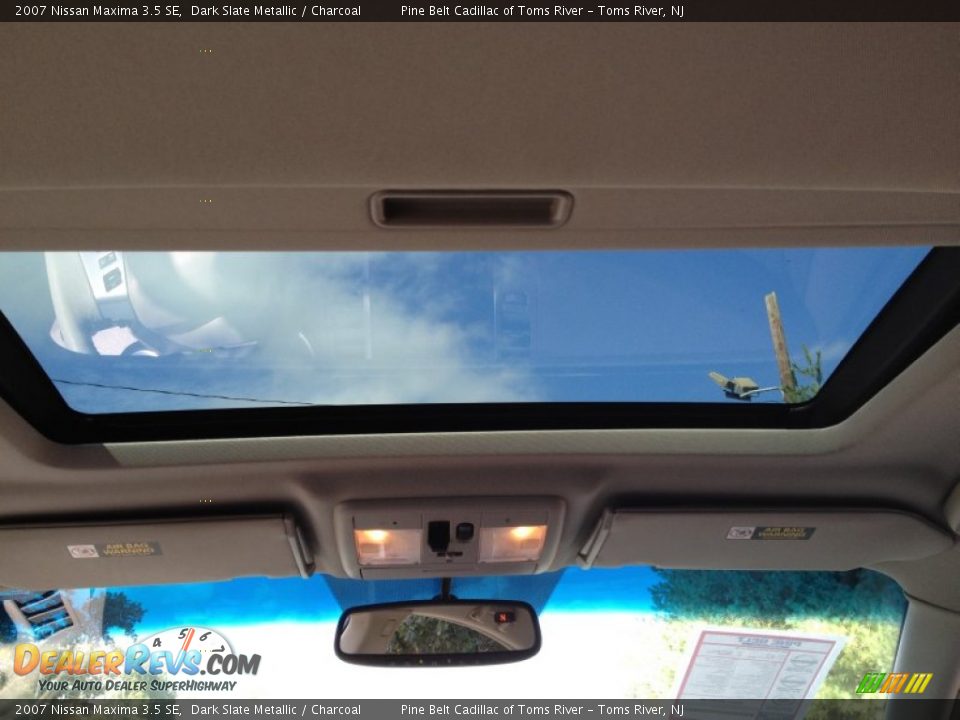 2007 Nissan Maxima 3.5 SE Dark Slate Metallic / Charcoal Photo #8