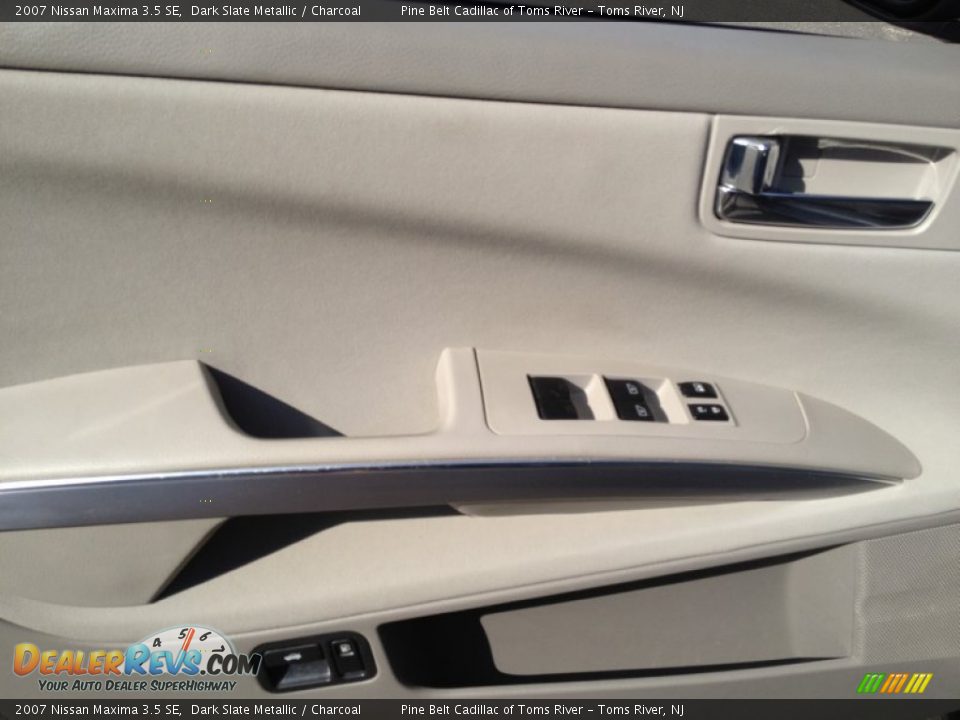 2007 Nissan Maxima 3.5 SE Dark Slate Metallic / Charcoal Photo #10
