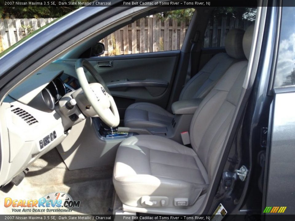 2007 Nissan Maxima 3.5 SE Dark Slate Metallic / Charcoal Photo #11