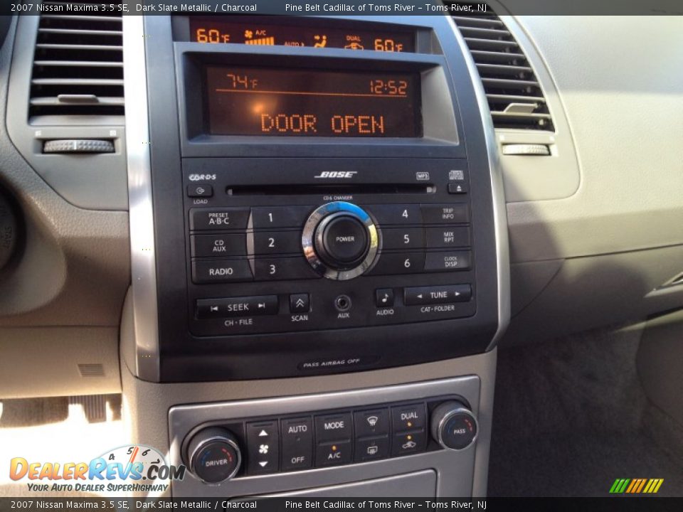 2007 Nissan Maxima 3.5 SE Dark Slate Metallic / Charcoal Photo #15