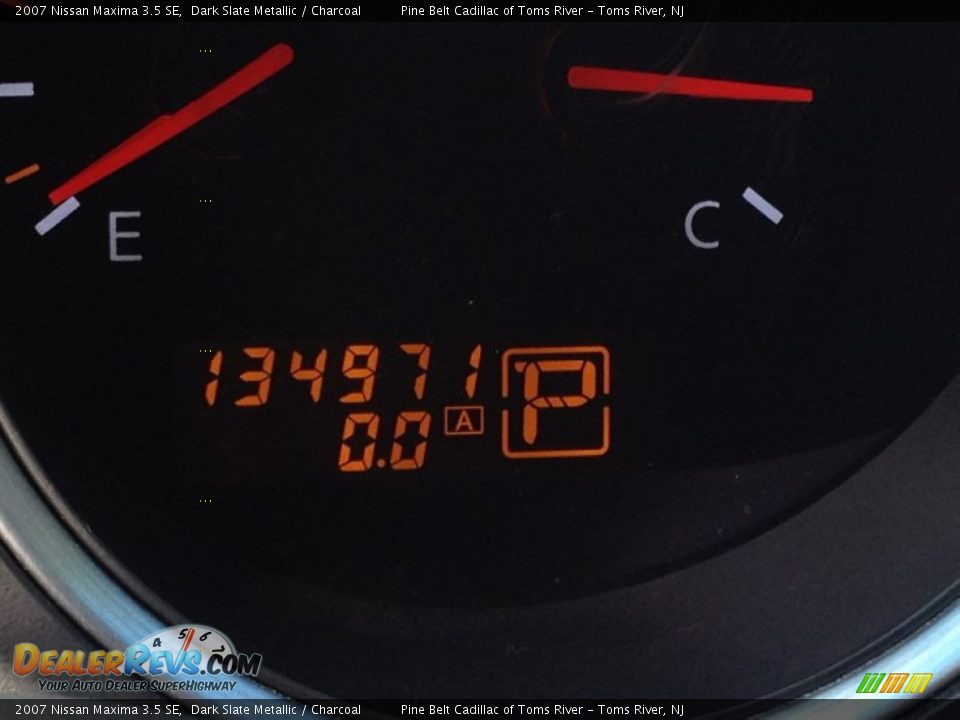 2007 Nissan Maxima 3.5 SE Dark Slate Metallic / Charcoal Photo #16