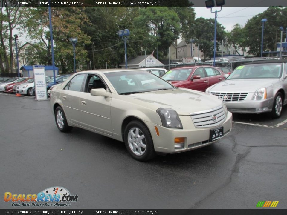 2007 Cadillac CTS Sedan Gold Mist / Ebony Photo #2