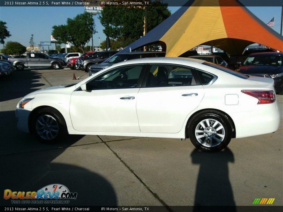 2013 Nissan Altima 2.5 S Pearl White / Charcoal Photo #2