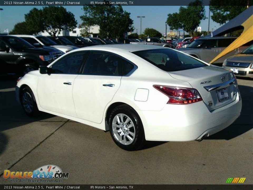 2013 Nissan Altima 2.5 S Pearl White / Charcoal Photo #3