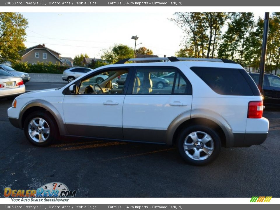 2006 Ford Freestyle SEL Oxford White / Pebble Beige Photo #4