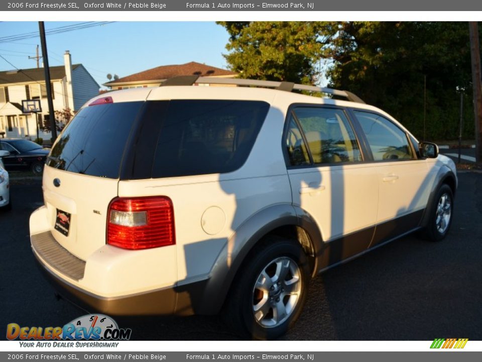 2006 Ford Freestyle SEL Oxford White / Pebble Beige Photo #7