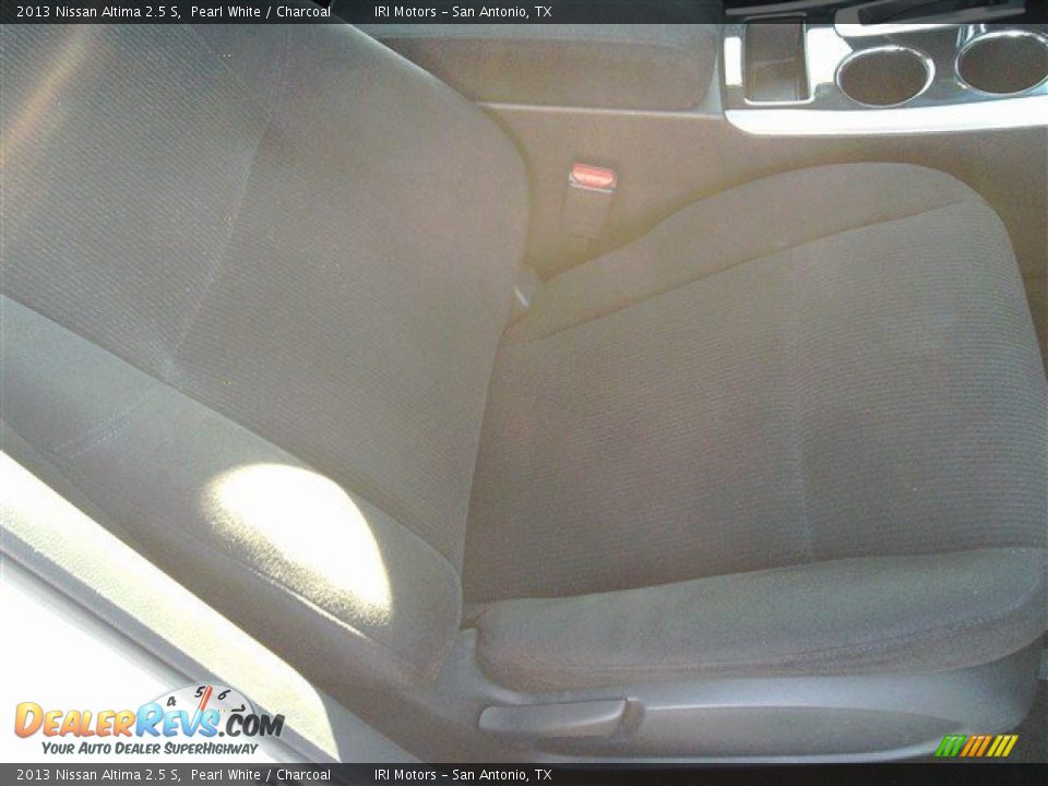 2013 Nissan Altima 2.5 S Pearl White / Charcoal Photo #10