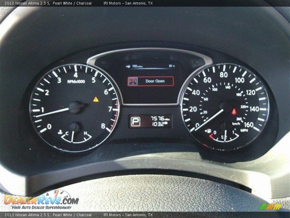 2013 Nissan Altima 2.5 S Pearl White / Charcoal Photo #16