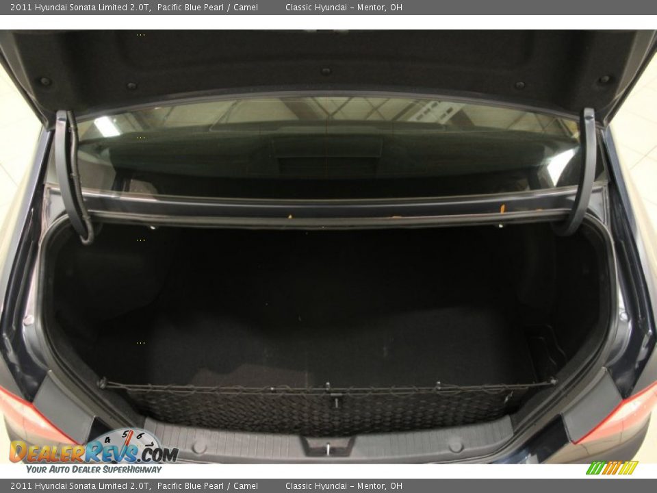 2011 Hyundai Sonata Limited 2.0T Pacific Blue Pearl / Camel Photo #18