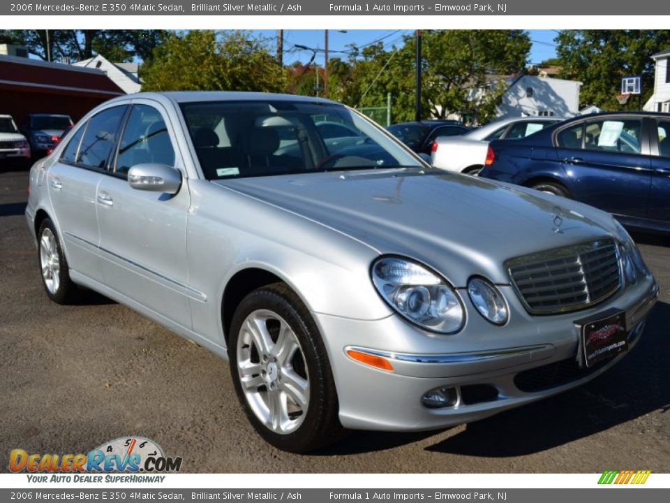 2006 Mercedes-Benz E 350 4Matic Sedan Brilliant Silver Metallic / Ash Photo #1