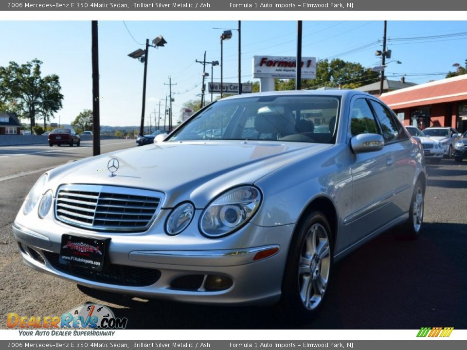 2006 Mercedes-Benz E 350 4Matic Sedan Brilliant Silver Metallic / Ash Photo #4