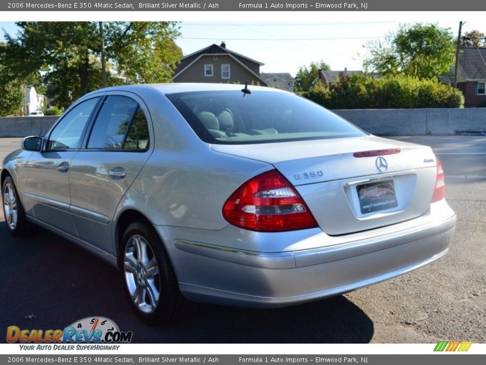2006 Mercedes-Benz E 350 4Matic Sedan Brilliant Silver Metallic / Ash Photo #6