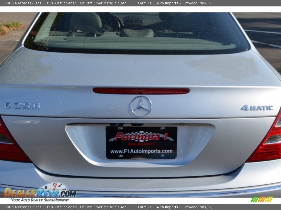 2006 Mercedes-Benz E 350 4Matic Sedan Brilliant Silver Metallic / Ash Photo #26