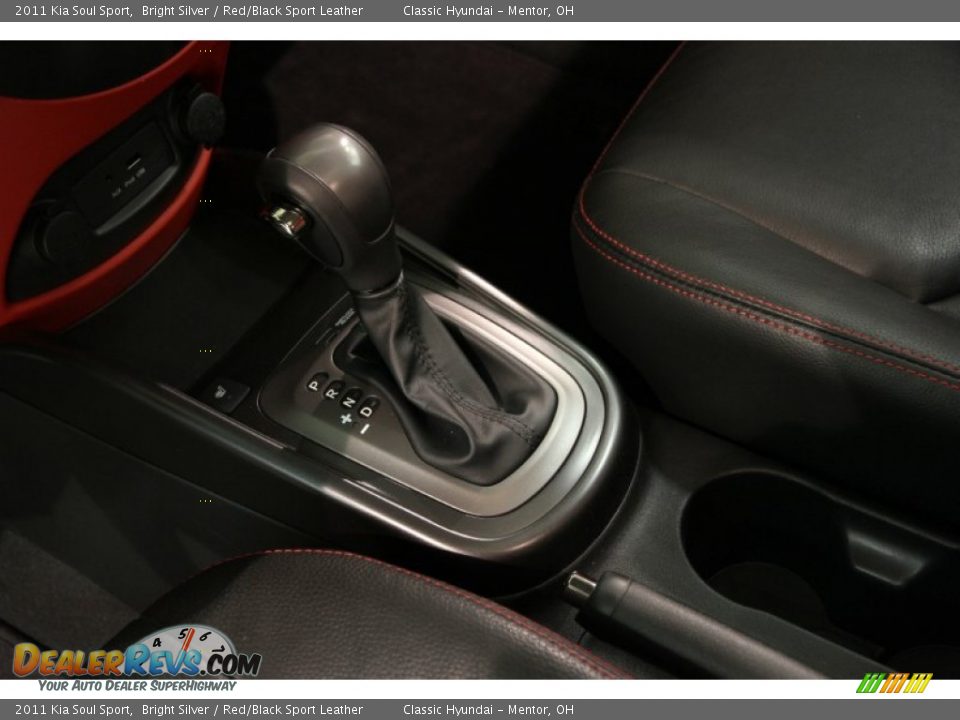 2011 Kia Soul Sport Bright Silver / Red/Black Sport Leather Photo #16