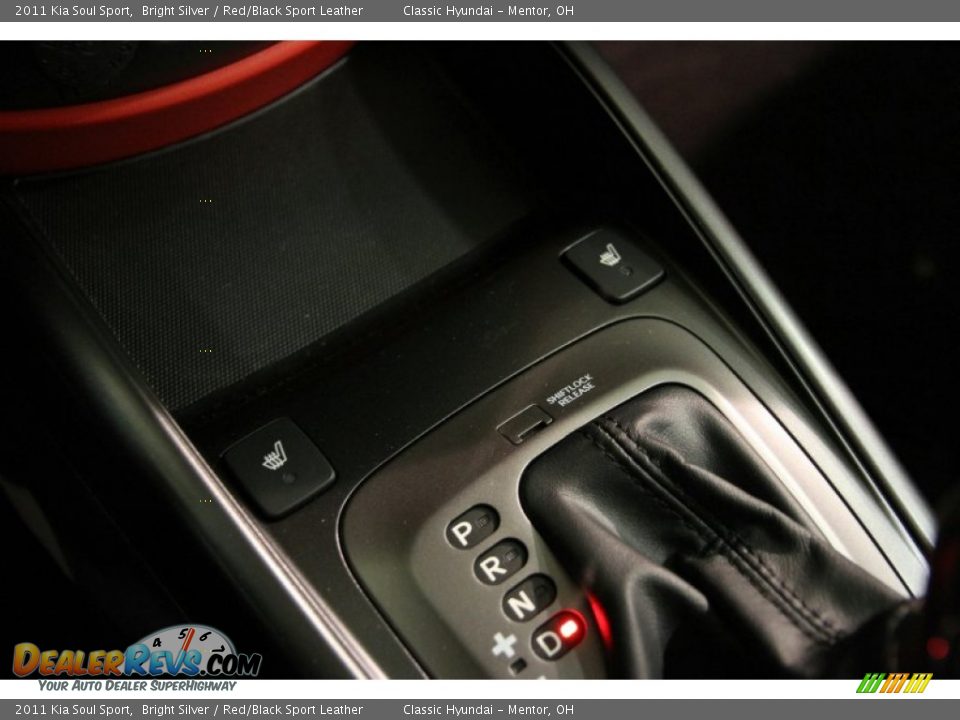 2011 Kia Soul Sport Bright Silver / Red/Black Sport Leather Photo #17