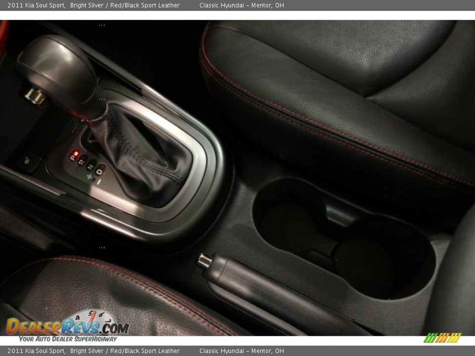 2011 Kia Soul Sport Bright Silver / Red/Black Sport Leather Photo #24