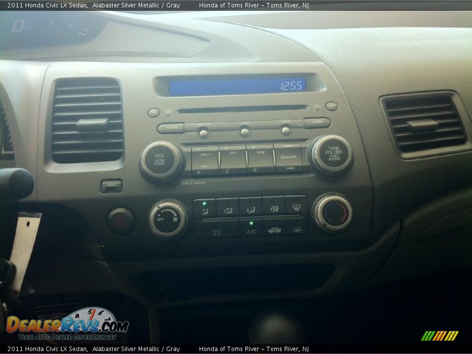 2011 Honda Civic LX Sedan Alabaster Silver Metallic / Gray Photo #13