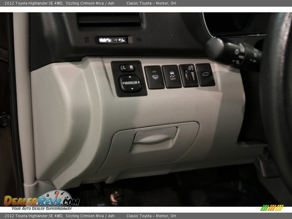 2012 Toyota Highlander SE 4WD Sizzling Crimson Mica / Ash Photo #5