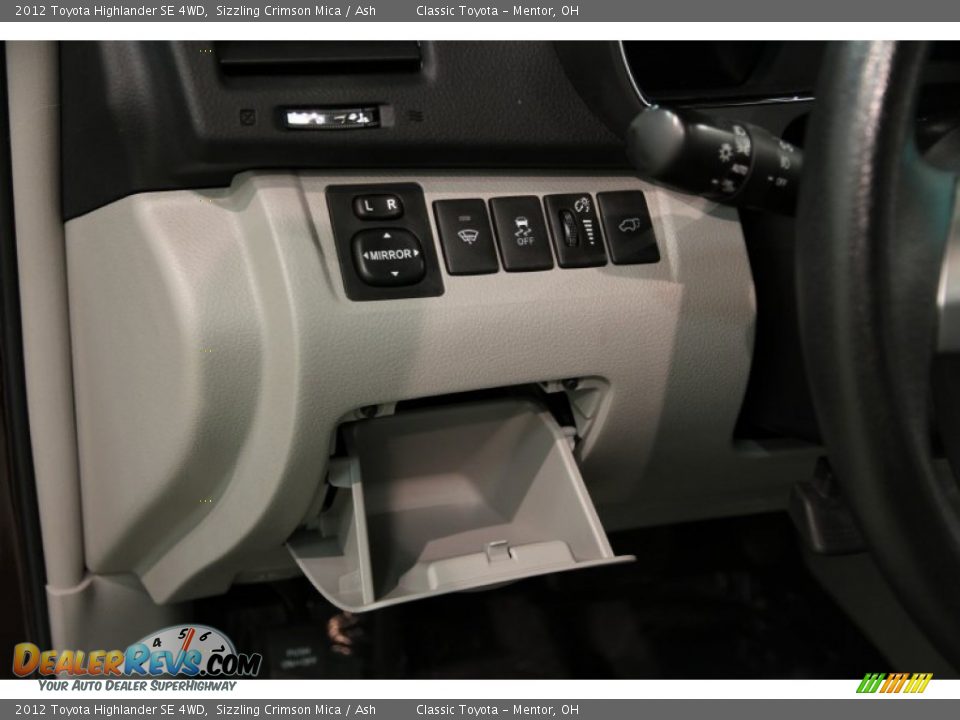 2012 Toyota Highlander SE 4WD Sizzling Crimson Mica / Ash Photo #6