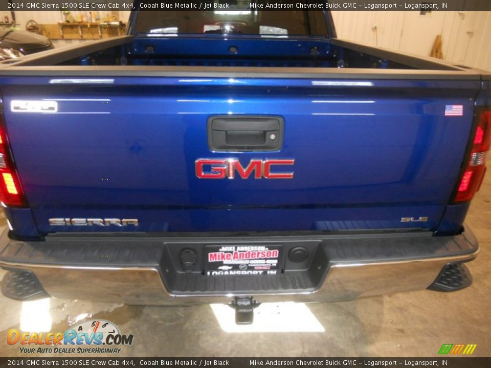 2014 GMC Sierra 1500 SLE Crew Cab 4x4 Cobalt Blue Metallic / Jet Black Photo #3
