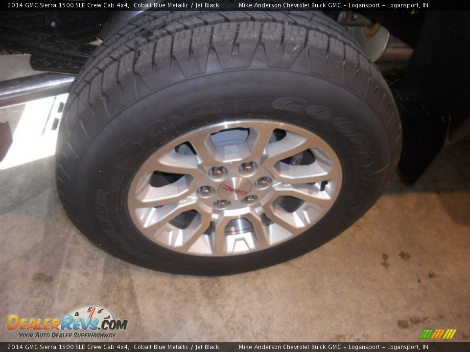 2014 GMC Sierra 1500 SLE Crew Cab 4x4 Cobalt Blue Metallic / Jet Black Photo #5