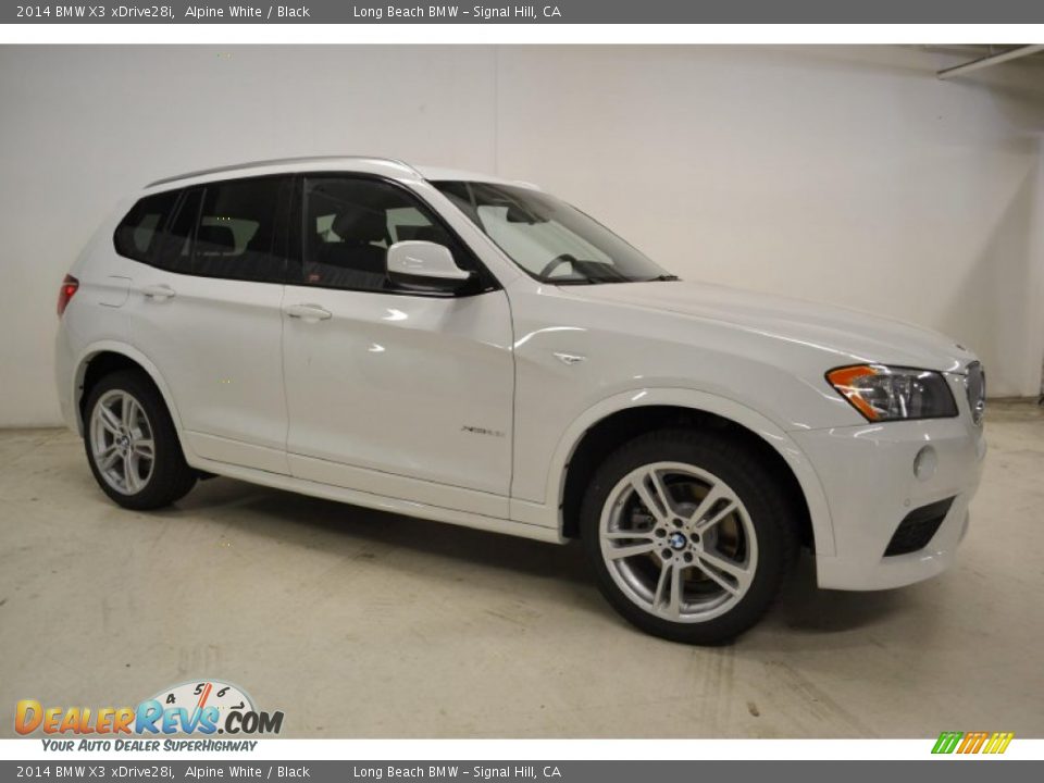 2014 BMW X3 xDrive28i Alpine White / Black Photo #2