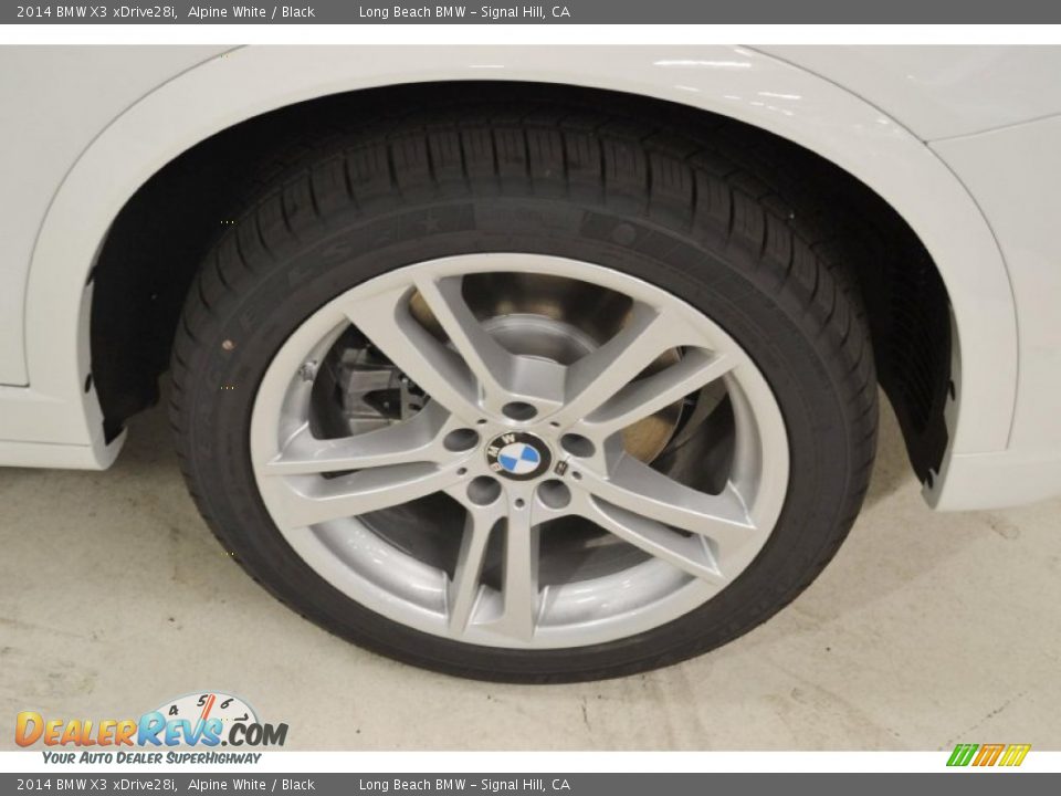 2014 BMW X3 xDrive28i Alpine White / Black Photo #3