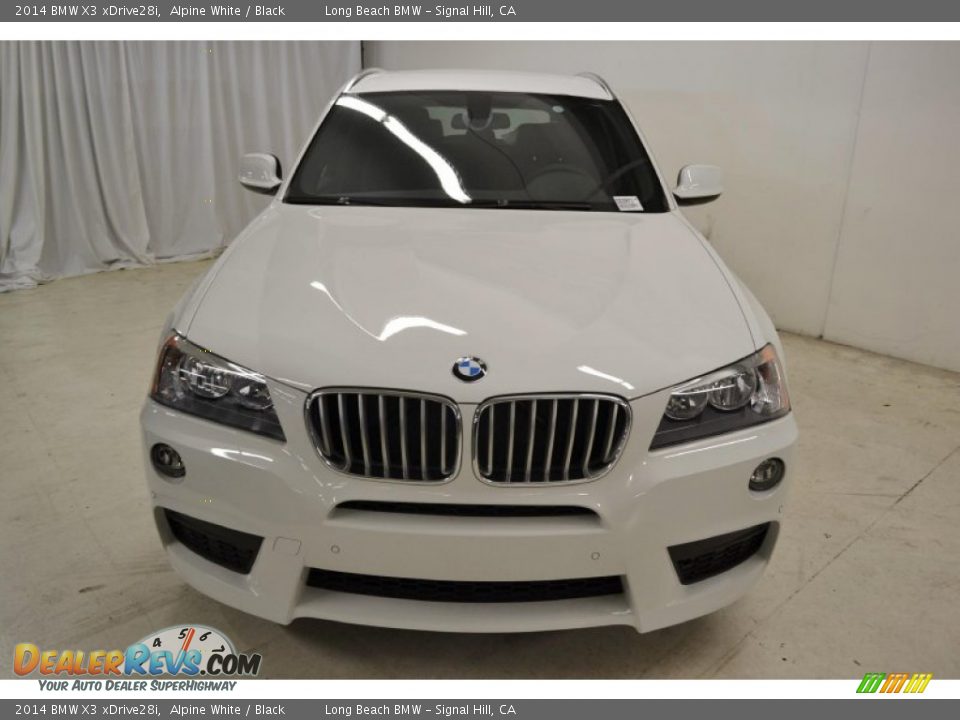 2014 BMW X3 xDrive28i Alpine White / Black Photo #4