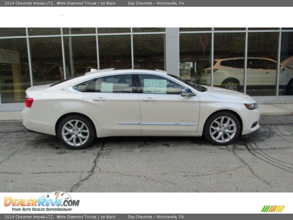 2014 Chevrolet Impala LTZ White Diamond Tricoat / Jet Black Photo #2