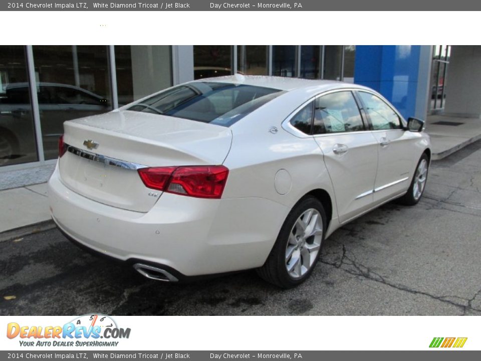 2014 Chevrolet Impala LTZ White Diamond Tricoat / Jet Black Photo #4