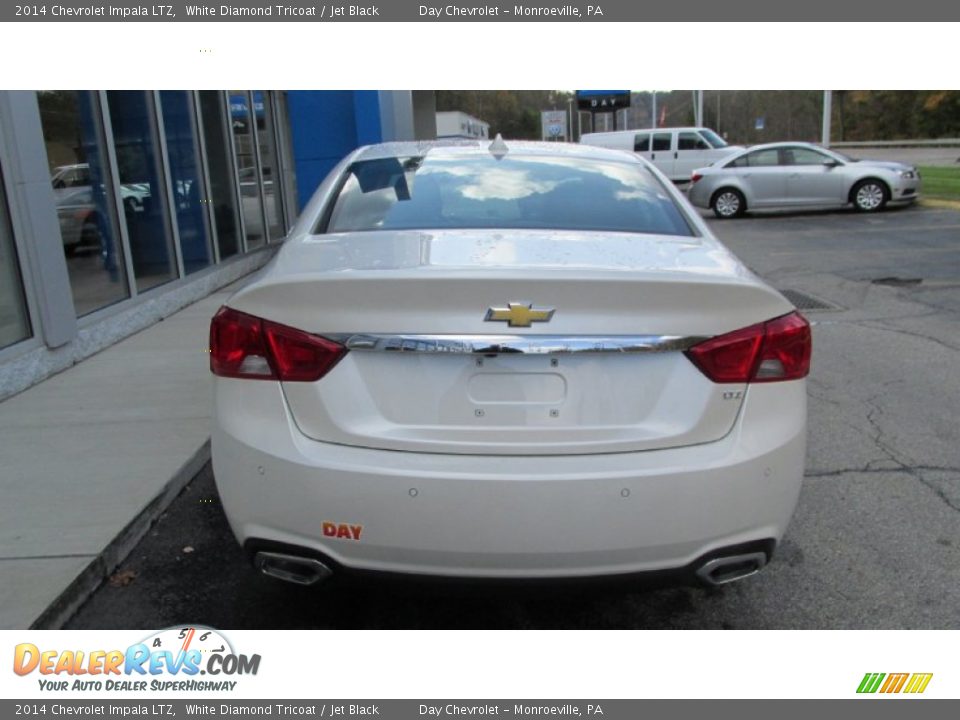 2014 Chevrolet Impala LTZ White Diamond Tricoat / Jet Black Photo #5