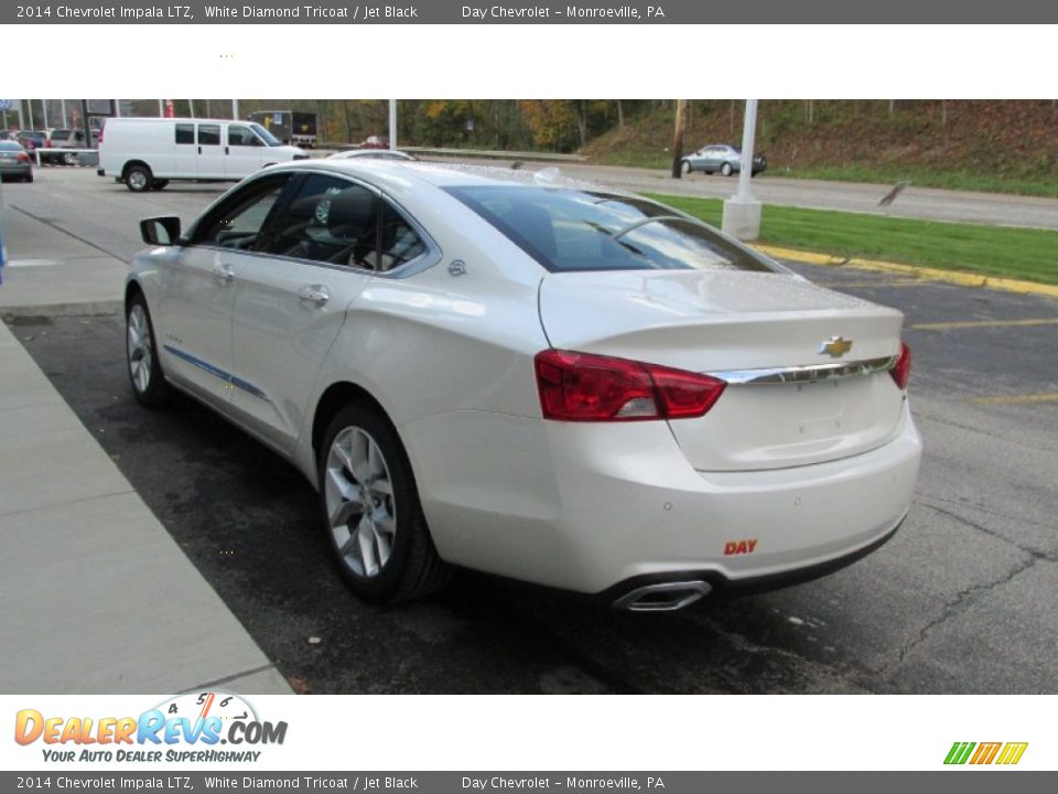 2014 Chevrolet Impala LTZ White Diamond Tricoat / Jet Black Photo #6
