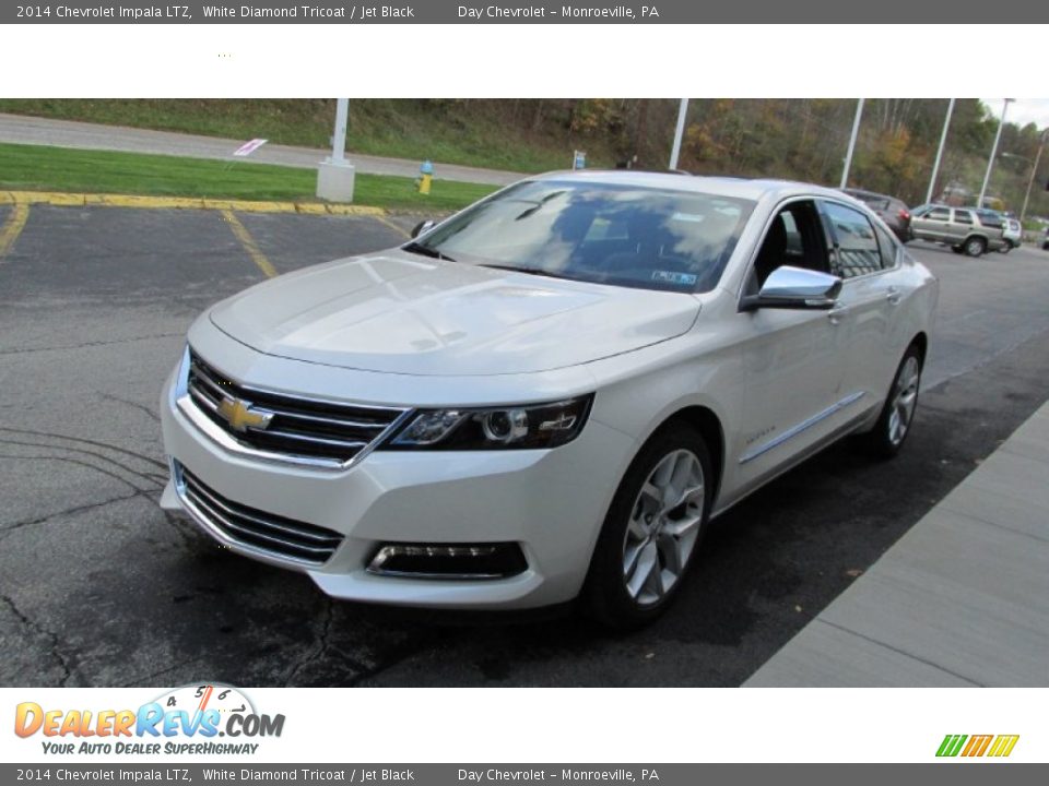 2014 Chevrolet Impala LTZ White Diamond Tricoat / Jet Black Photo #7