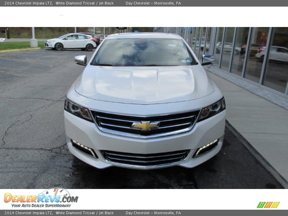 2014 Chevrolet Impala LTZ White Diamond Tricoat / Jet Black Photo #8