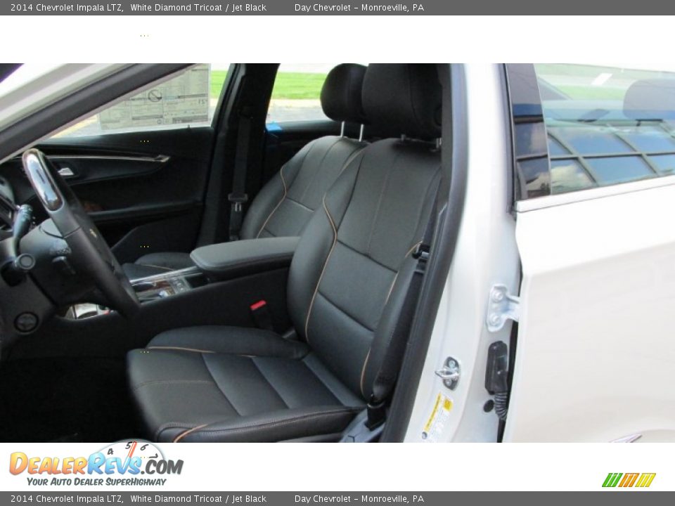 2014 Chevrolet Impala LTZ White Diamond Tricoat / Jet Black Photo #12