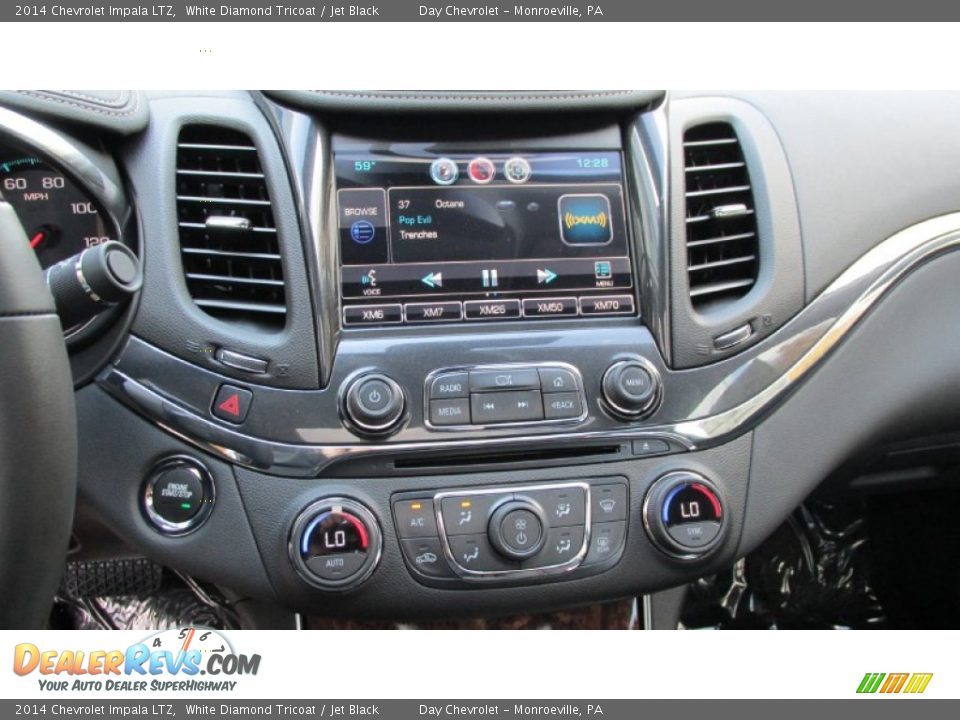 2014 Chevrolet Impala LTZ White Diamond Tricoat / Jet Black Photo #15