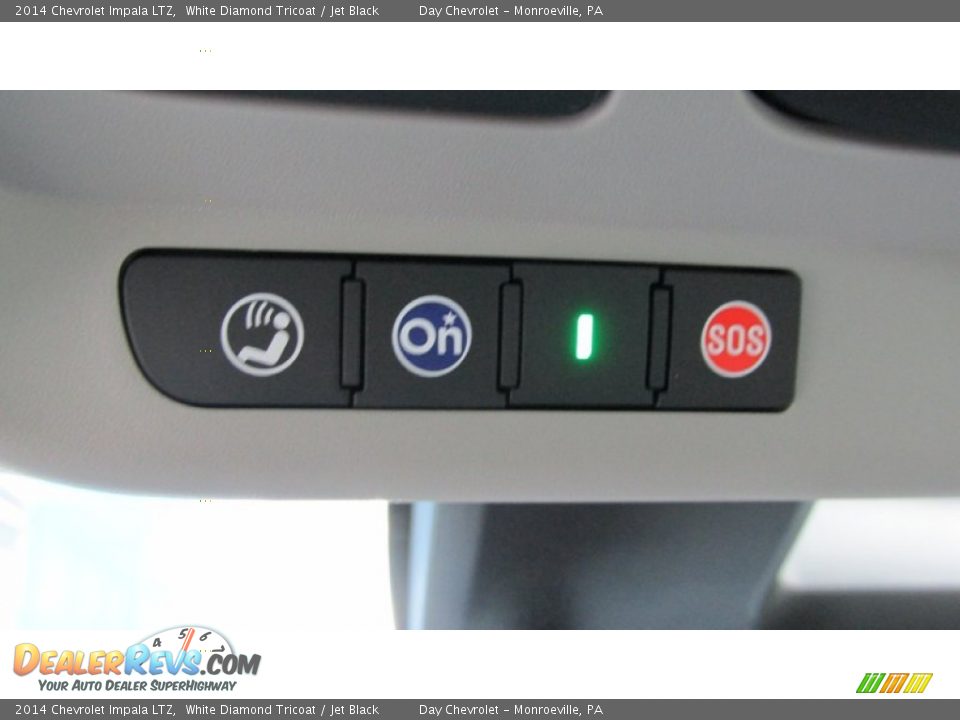 2014 Chevrolet Impala LTZ White Diamond Tricoat / Jet Black Photo #17