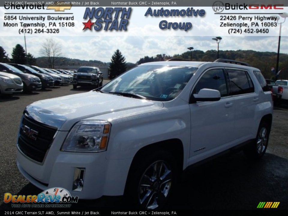 2014 GMC Terrain SLT AWD Summit White / Jet Black Photo #1