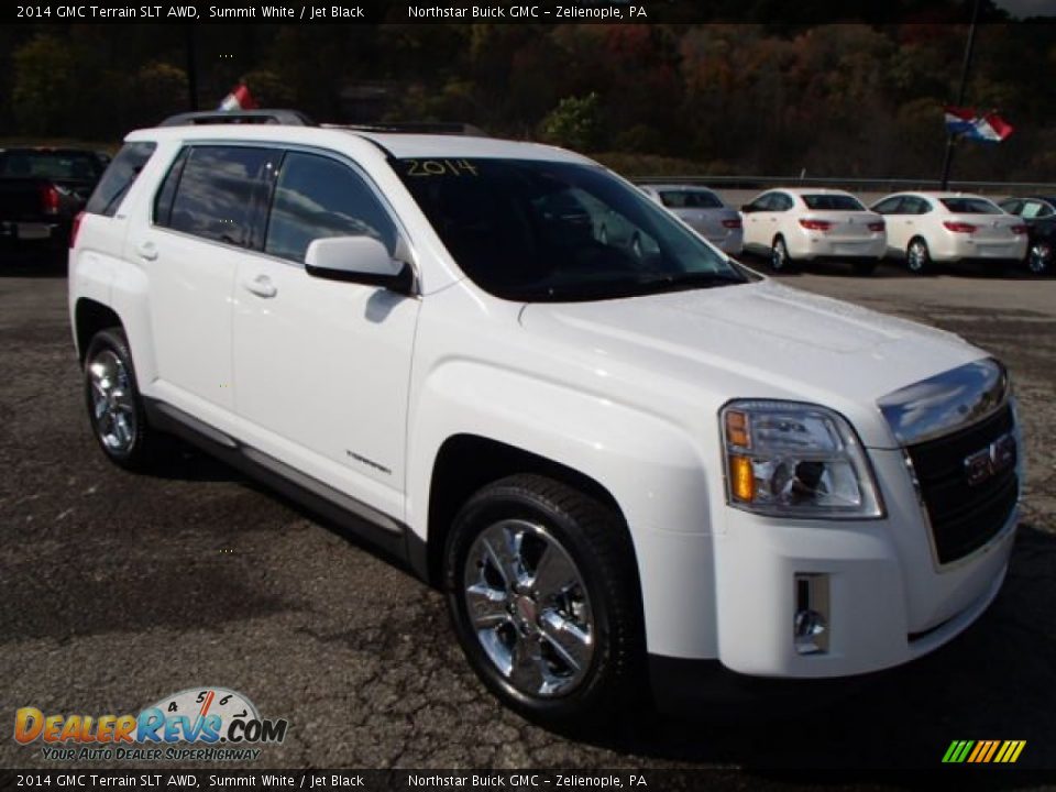 2014 GMC Terrain SLT AWD Summit White / Jet Black Photo #3