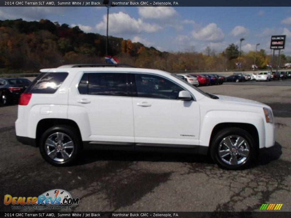 2014 GMC Terrain SLT AWD Summit White / Jet Black Photo #4