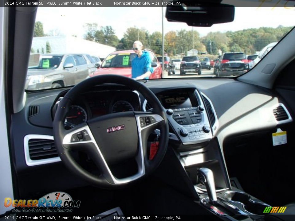 2014 GMC Terrain SLT AWD Summit White / Jet Black Photo #12