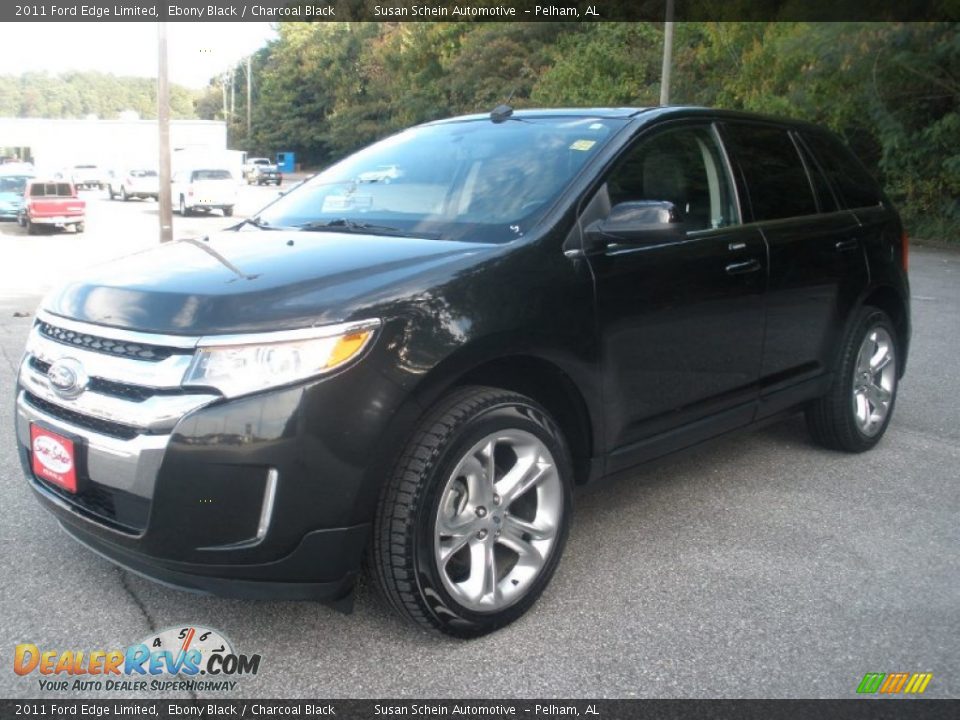 2011 Ford Edge Limited Ebony Black / Charcoal Black Photo #3