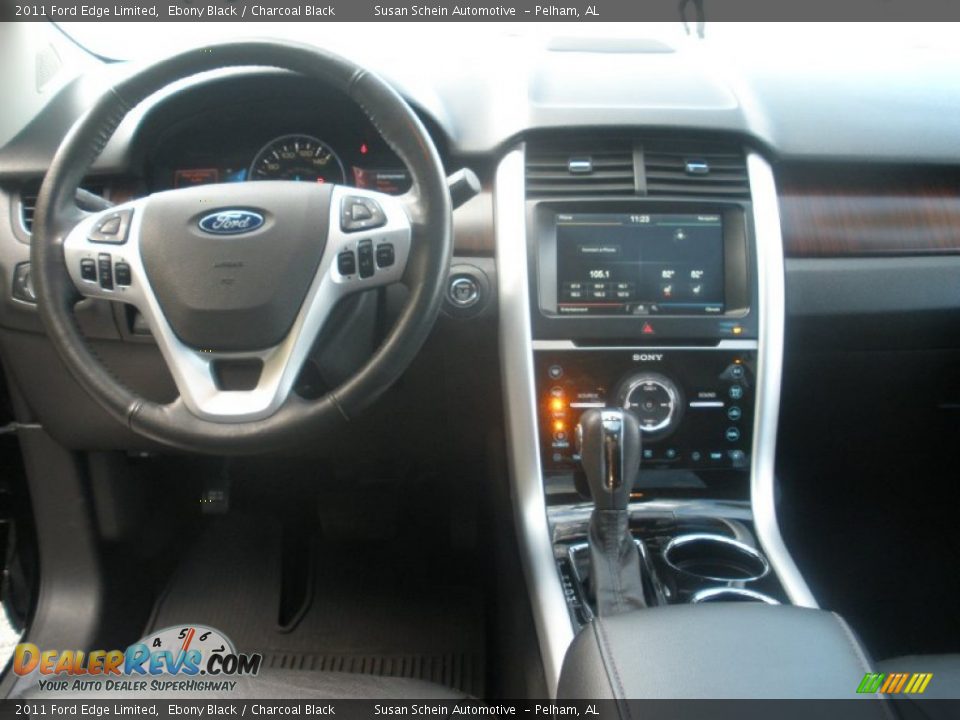 2011 Ford Edge Limited Ebony Black / Charcoal Black Photo #5