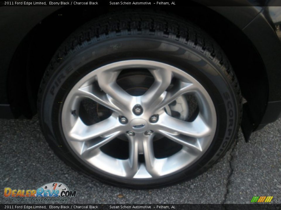 2011 Ford Edge Limited Ebony Black / Charcoal Black Photo #7