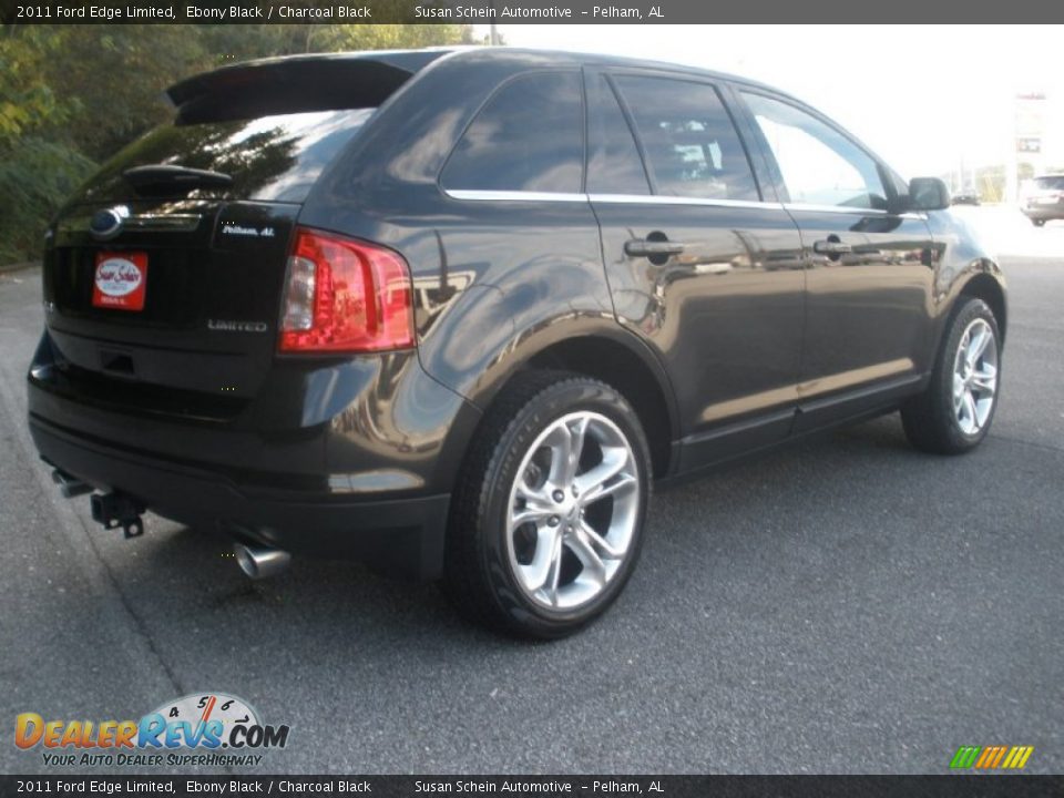 2011 Ford Edge Limited Ebony Black / Charcoal Black Photo #8