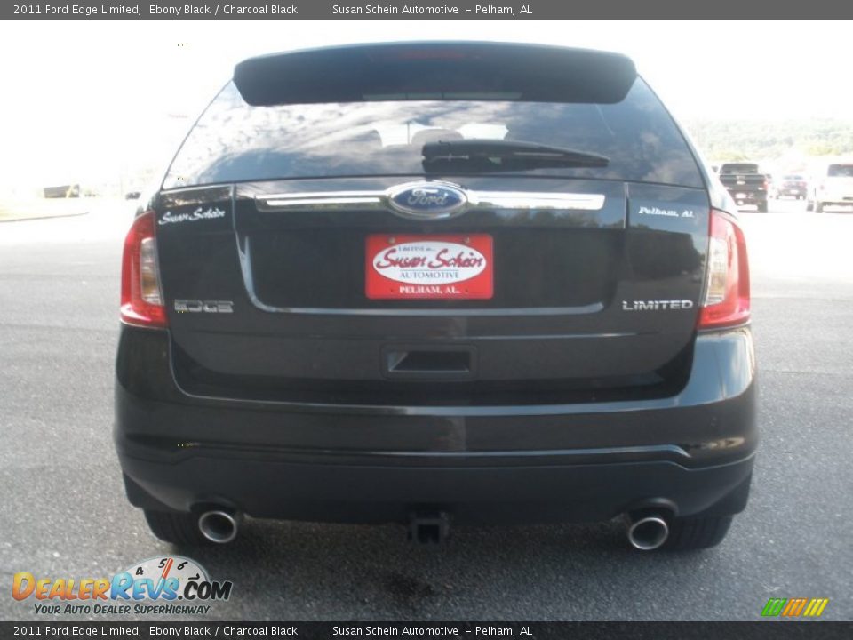 2011 Ford Edge Limited Ebony Black / Charcoal Black Photo #9